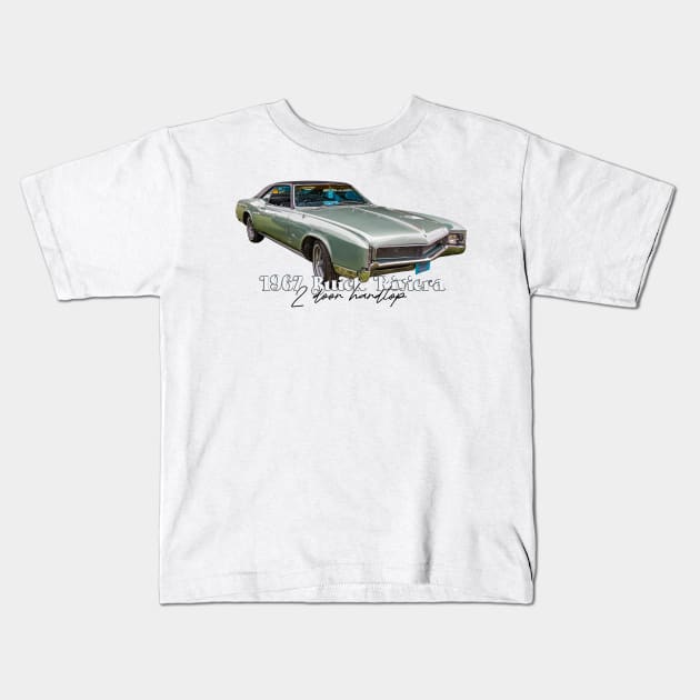 1967 Buick Riviera 2 Door Hardtop Kids T-Shirt by Gestalt Imagery